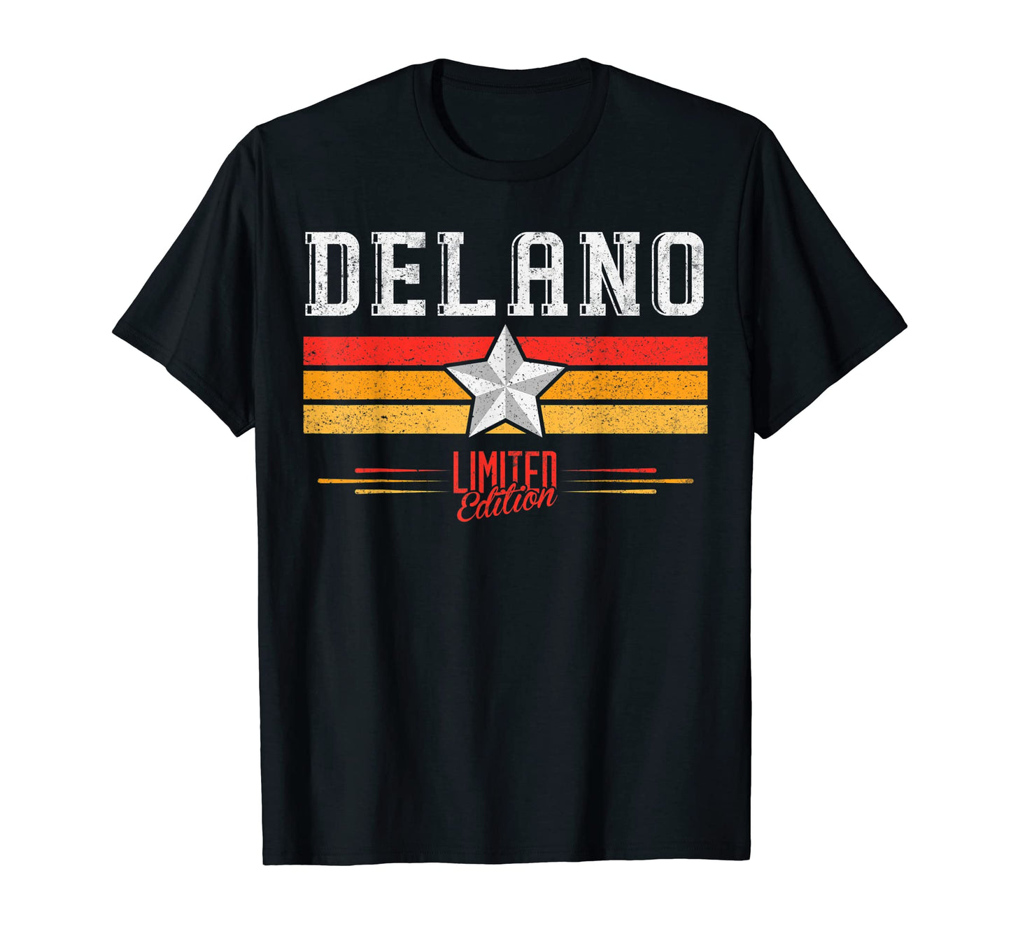 Delano California Stripes Delano T-Shirt - Fun Novelty Design Men Women - T-Shirt, Sweatshirt, Hoodie