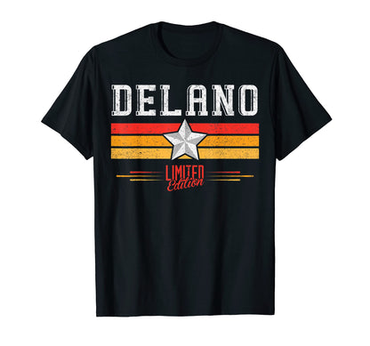 Delano California Stripes Delano T-Shirt - Fun Novelty Design Men Women - T-Shirt, Sweatshirt, Hoodie