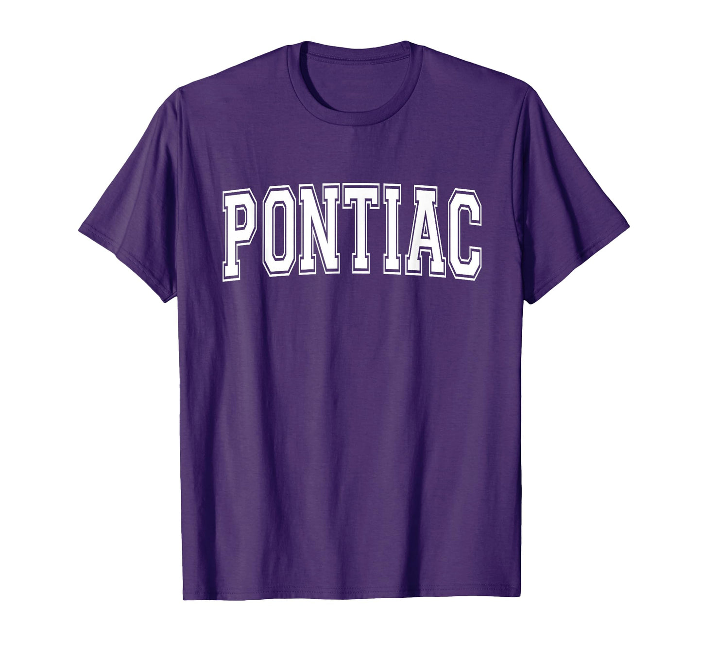 Pontiac Mi Michigan Usa Sports Varsity T-Shirt - Graphic Print Men Women - T-Shirt, Sweatshirt, Hoodie