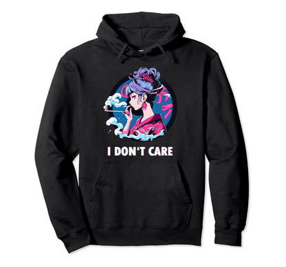 Aesthetic Vaporwave Sad Face Japanese Hoodie - Custom Art Print for Adults - T-Shirt, Sweatshirt, Hoodie