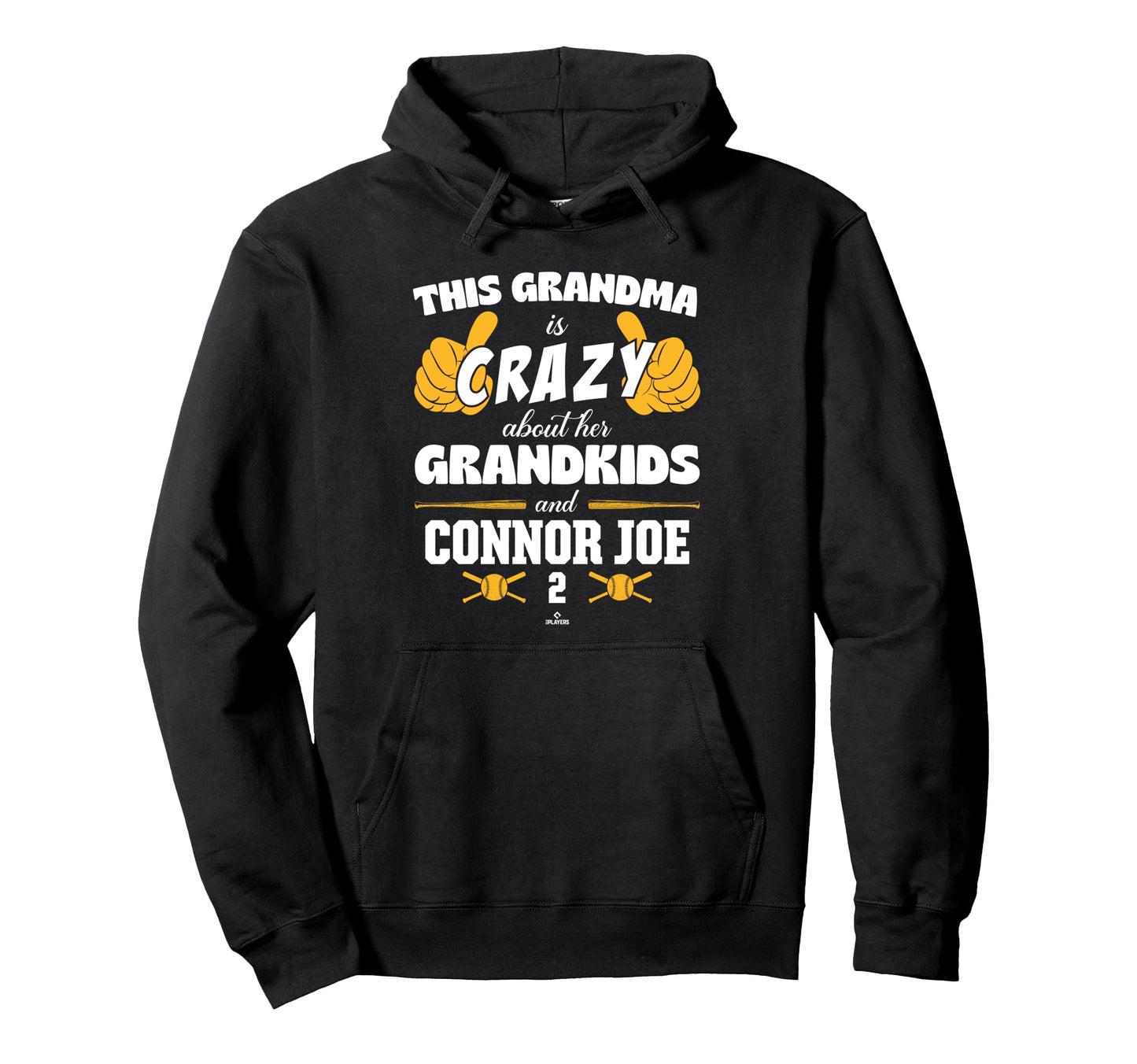 Grandma Crazy Connor Joe Pittsburgh Hoodie - Novelty Apparel Unisex - T-Shirt, Sweatshirt, Hoodie