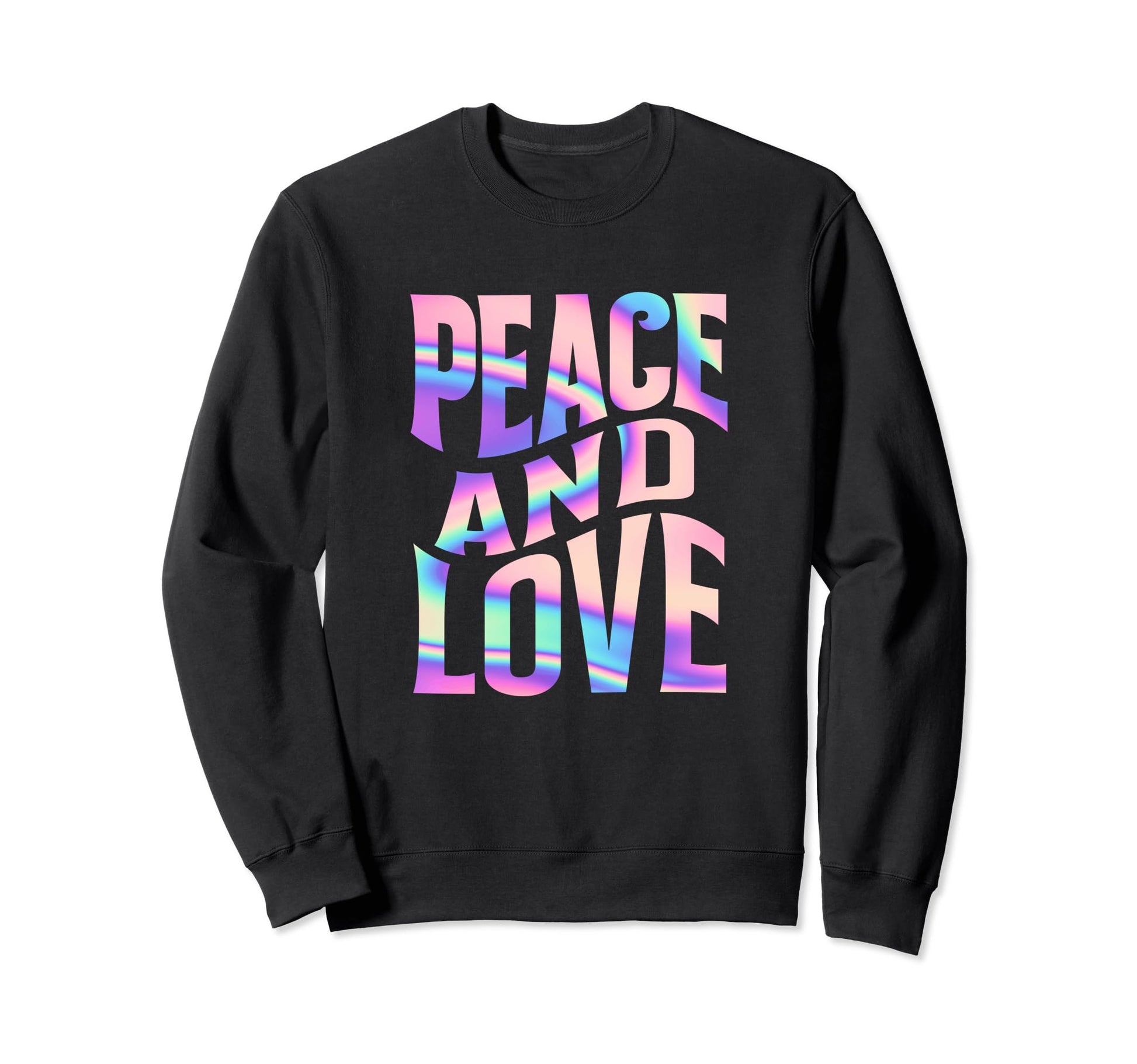 Peace And Love Sweatshirt - Trendy Graphic for Adults - T-Shirt, Sweatshirt, Hoodie
