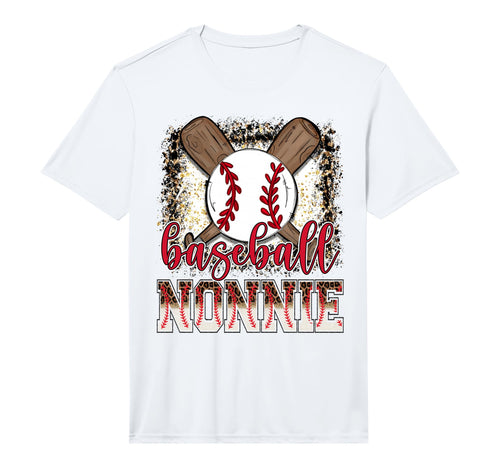 Baseball Nonnie Leopard Proud Ball Nonnie T-Shirt - Unique Graphic Unisex - T-Shirt, Sweatshirt, Hoodie