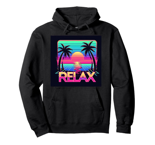 Vaporwave Retrowave Synthwave Outrun Hoodie - Trendy Graphic for Adults - T-Shirt, Sweatshirt, Hoodie