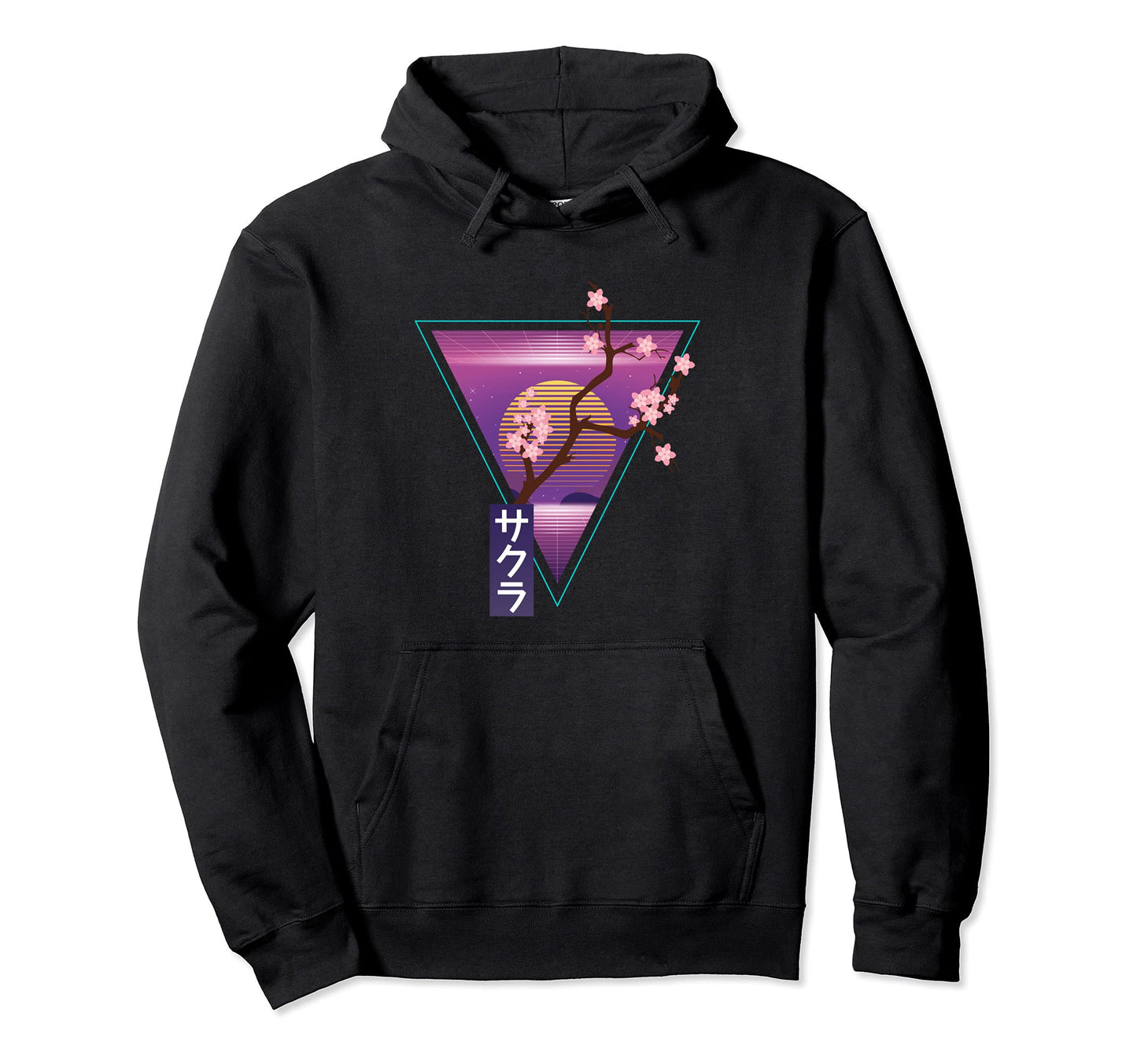Sakura Vaporwave Cherry Blossom 90S Hoodie - Trendy Graphic Unisex - T-Shirt, Sweatshirt, Hoodie