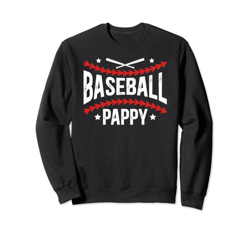 Baseball Pappy Best Grandpa Pappy Sweatshirt - Streetwear Style Unisex - T-Shirt, Sweatshirt, Hoodie