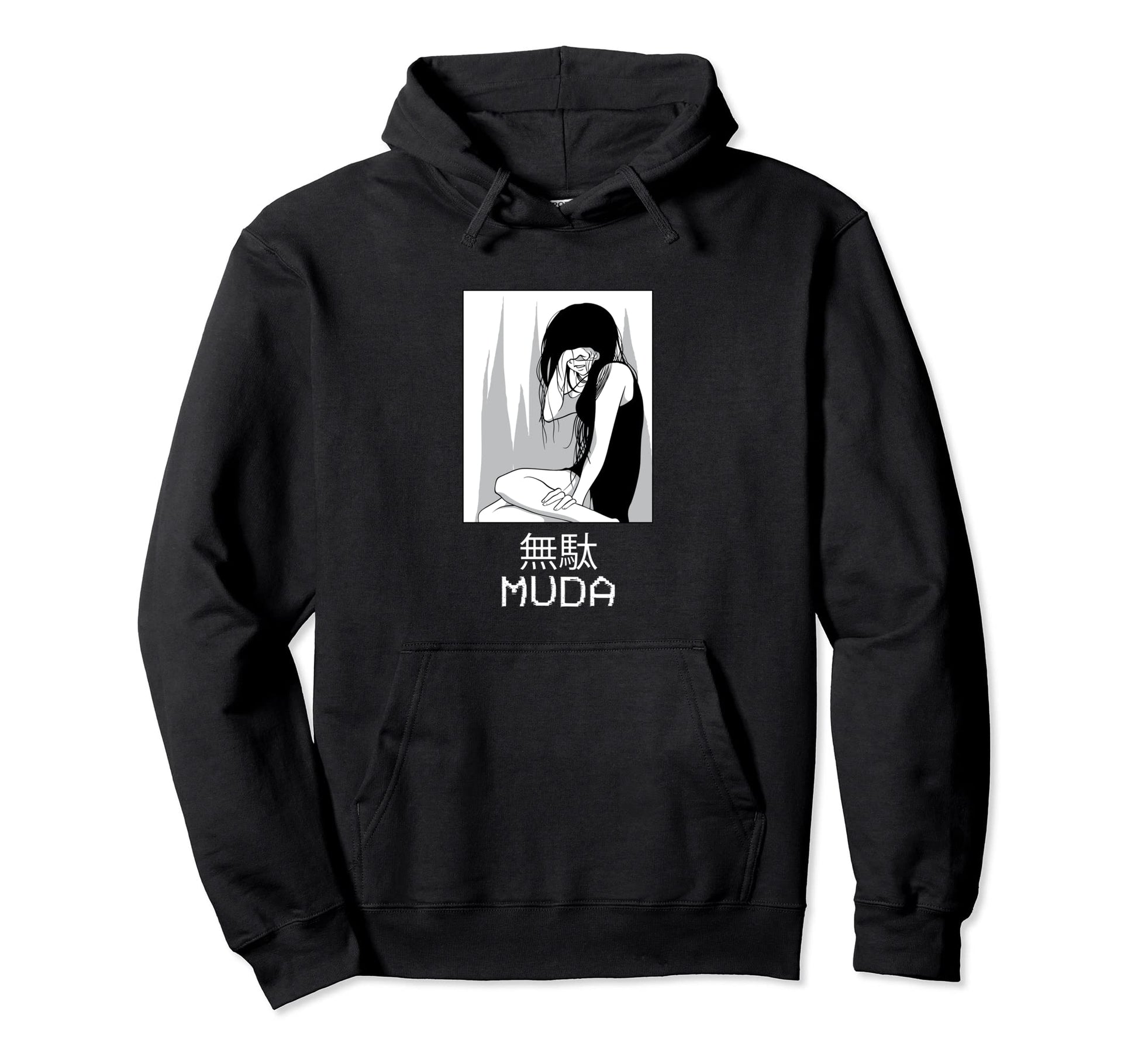 Emo Anime Japanese Vaporwave Hoodie - Aesthetic Graphic Men Women - T-Shirt, Sweatshirt, Hoodie