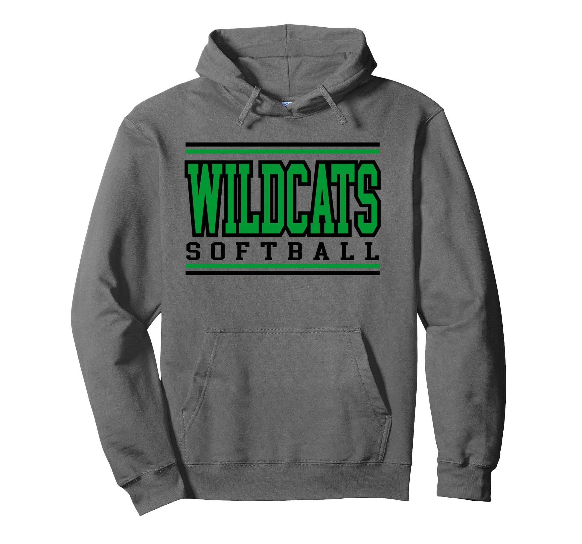 Wildcats Softball Mom Game Day Hoodie - Casual Everyday Wear for Adults - T-Shirt, Sweatshirt, Hoodie