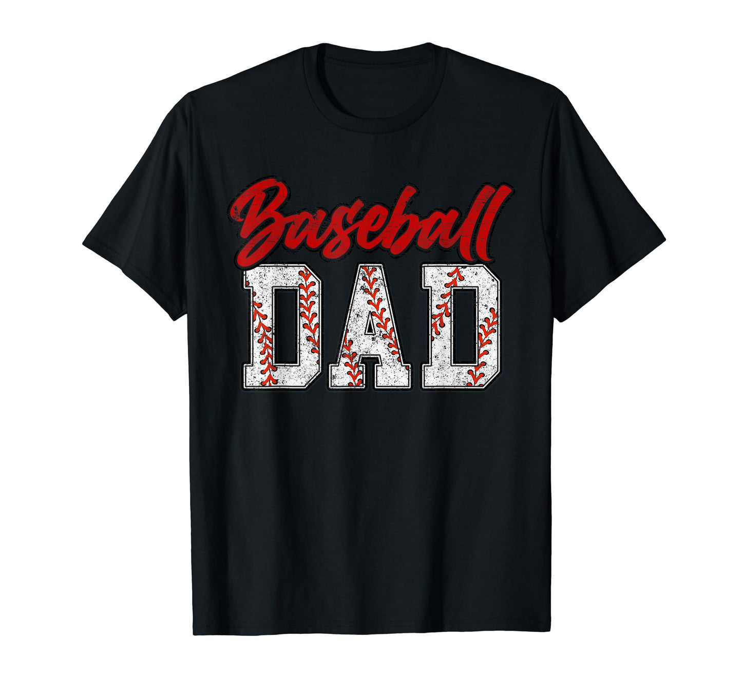 Baseball Dad Groovy Loud Proud T-Shirt - Minimalist Print Men Women - T-Shirt, Sweatshirt, Hoodie