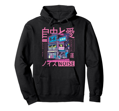 Vaporwave Kawaii Aesthetic Japanese Hoodie - Minimalist Print Unisex - T-Shirt, Sweatshirt, Hoodie