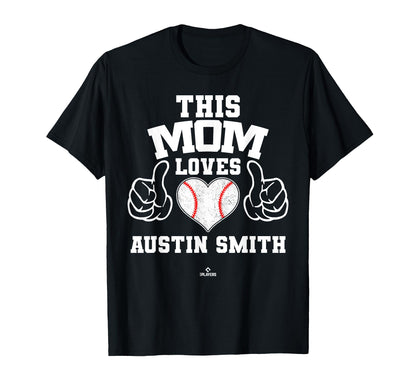 This Mom Loves Austin Smith Prospect T-Shirt - Graphic Print Unisex - T-Shirt, Sweatshirt, Hoodie