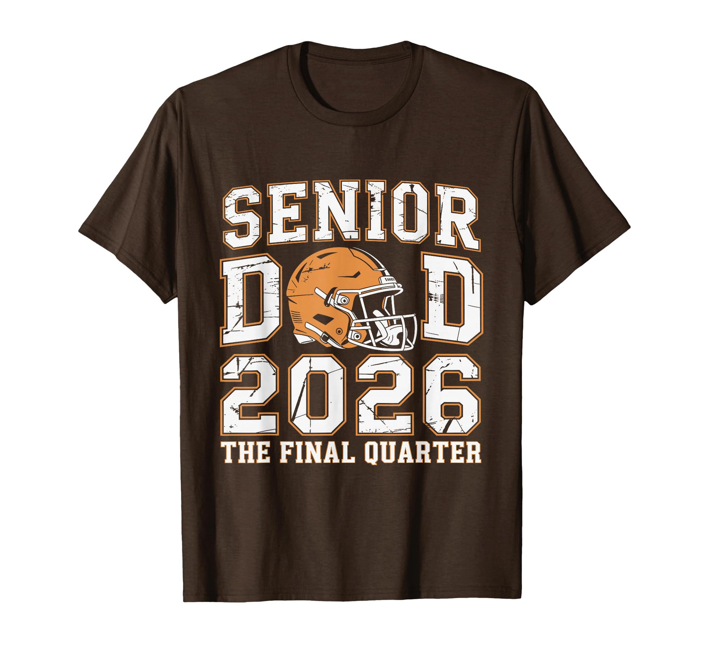 Senior Football Dad Father Final Quarter T-Shirt - Novelty Apparel Unisex - T-Shirt, Sweatshirt, Hoodie