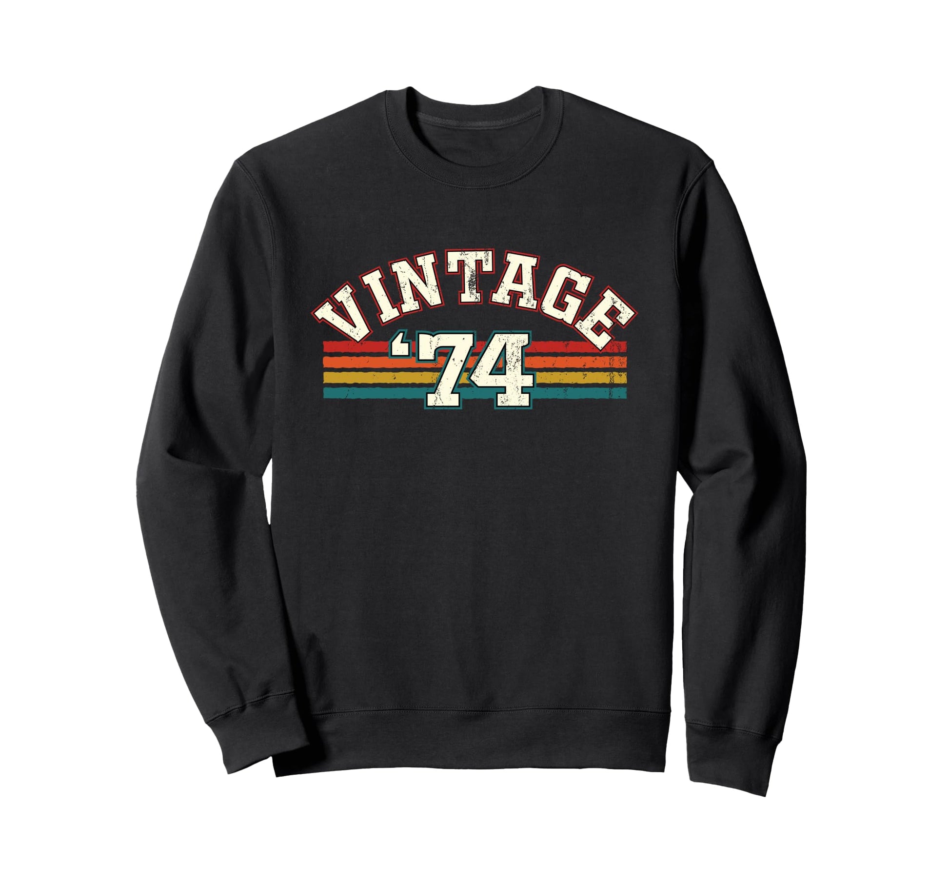 1974 Birth Year Birthday Sweatshirt - Casual Everyday Wear for Adults - T-Shirt, Sweatshirt, Hoodie