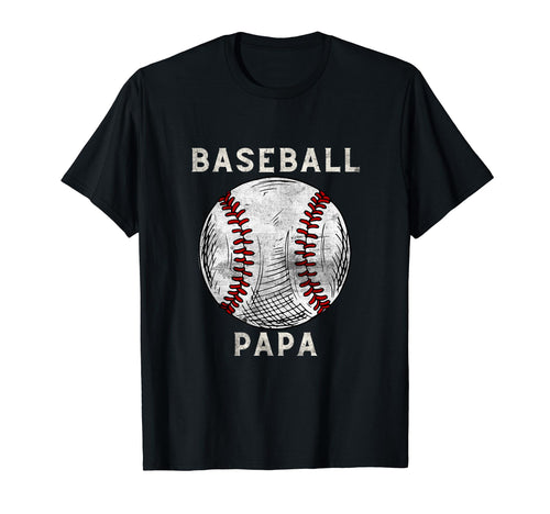 Baseball Papa Baseball Player T-Shirt - Fun Novelty Design Men Women - T-Shirt, Sweatshirt, Hoodie