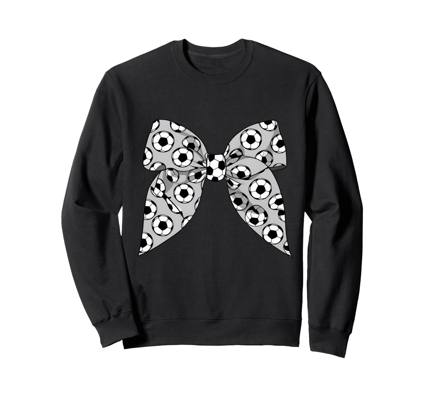 Coquette Bow Soccer Ball Mom Life Sweatshirt - Streetwear Style Unisex - T-Shirt, Sweatshirt, Hoodie