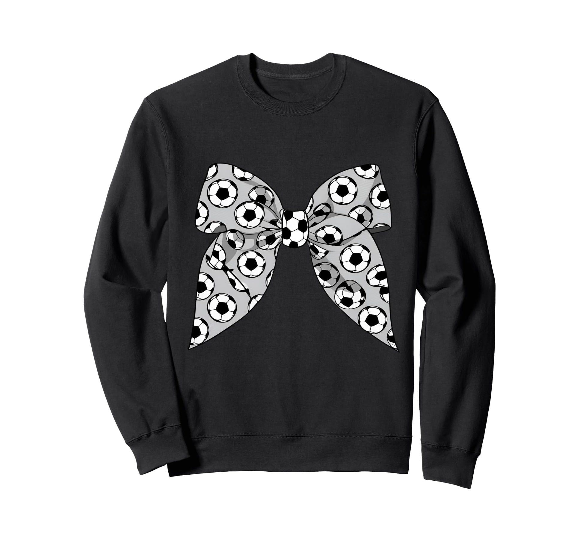 Coquette Bow Soccer Ball Mom Life Sweatshirt - Streetwear Style Unisex - T-Shirt, Sweatshirt, Hoodie