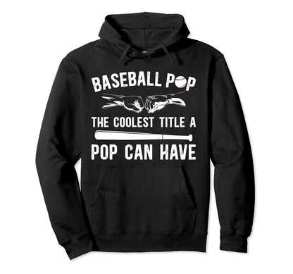 Baseball Pop Coolest Title Pop Hoodie - Streetwear Style Men Women - T-Shirt, Sweatshirt, Hoodie
