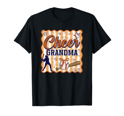 Preppy Stripe Orange Baseball Sport T-Shirt - Trendy Graphic for Adults - T-Shirt, Sweatshirt, Hoodie