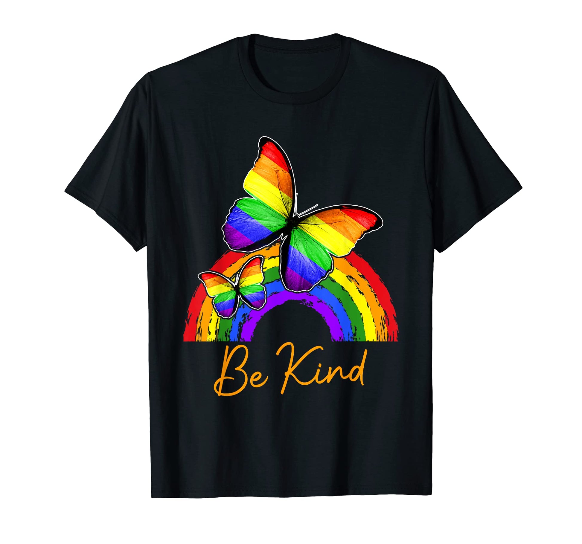 Lgbtq Be Kind Gay Pride Lgbt Rainbow T-Shirt - Trendy Graphic Men Women - T-Shirt, Sweatshirt, Hoodie