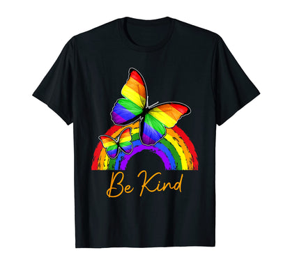 Lgbtq Be Kind Gay Pride Lgbt Rainbow T-Shirt - Trendy Graphic Men Women - T-Shirt, Sweatshirt, Hoodie