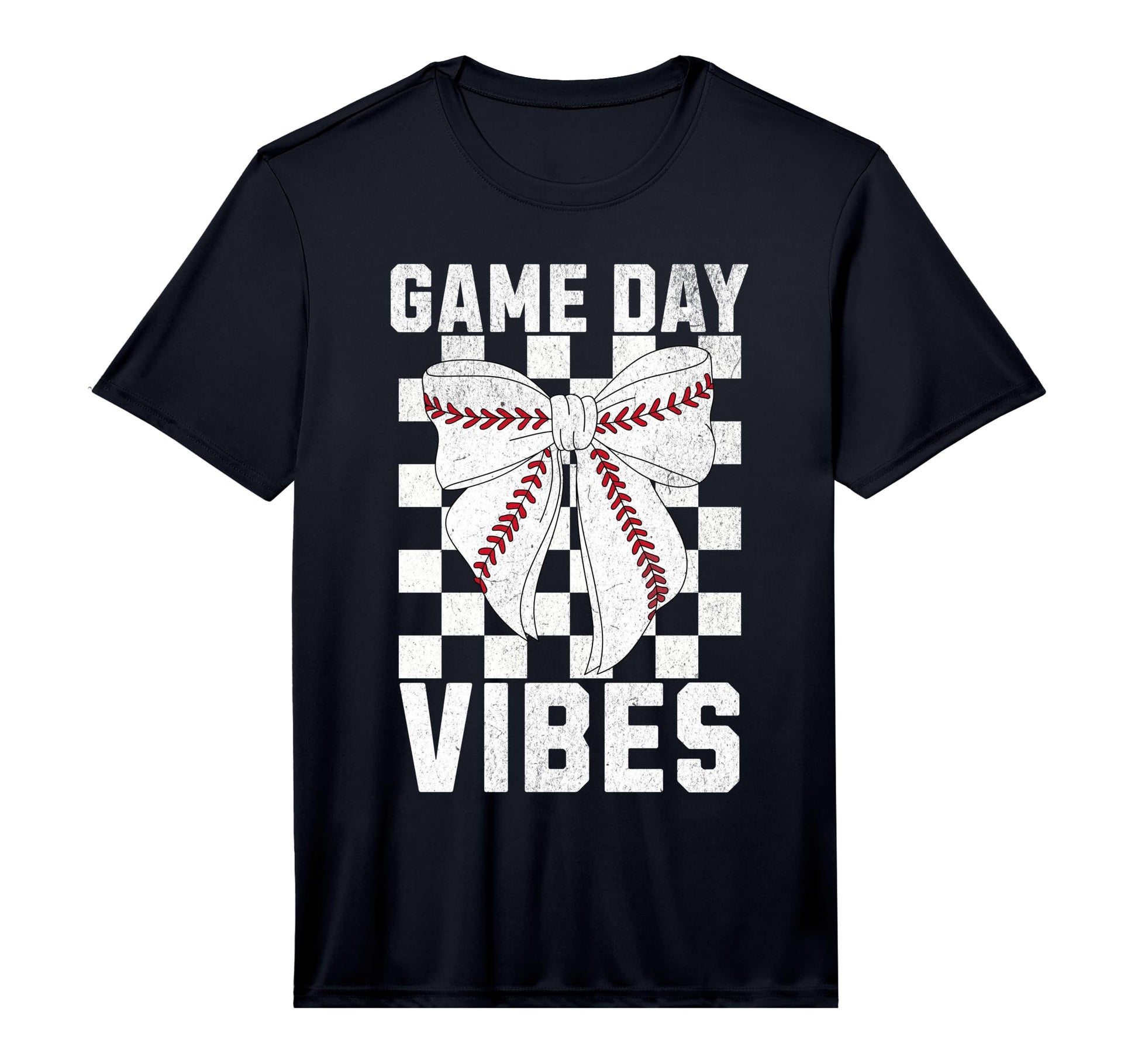Game Day Vibes Coquette Bow Baseball Mom T-Shirt - Unique Graphic Unisex - T-Shirt, Sweatshirt, Hoodie