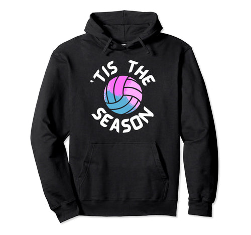Funny Volleyball Mom Tis Season Gameday Hoodie - Trendy Graphic Unisex - T-Shirt, Sweatshirt, Hoodie