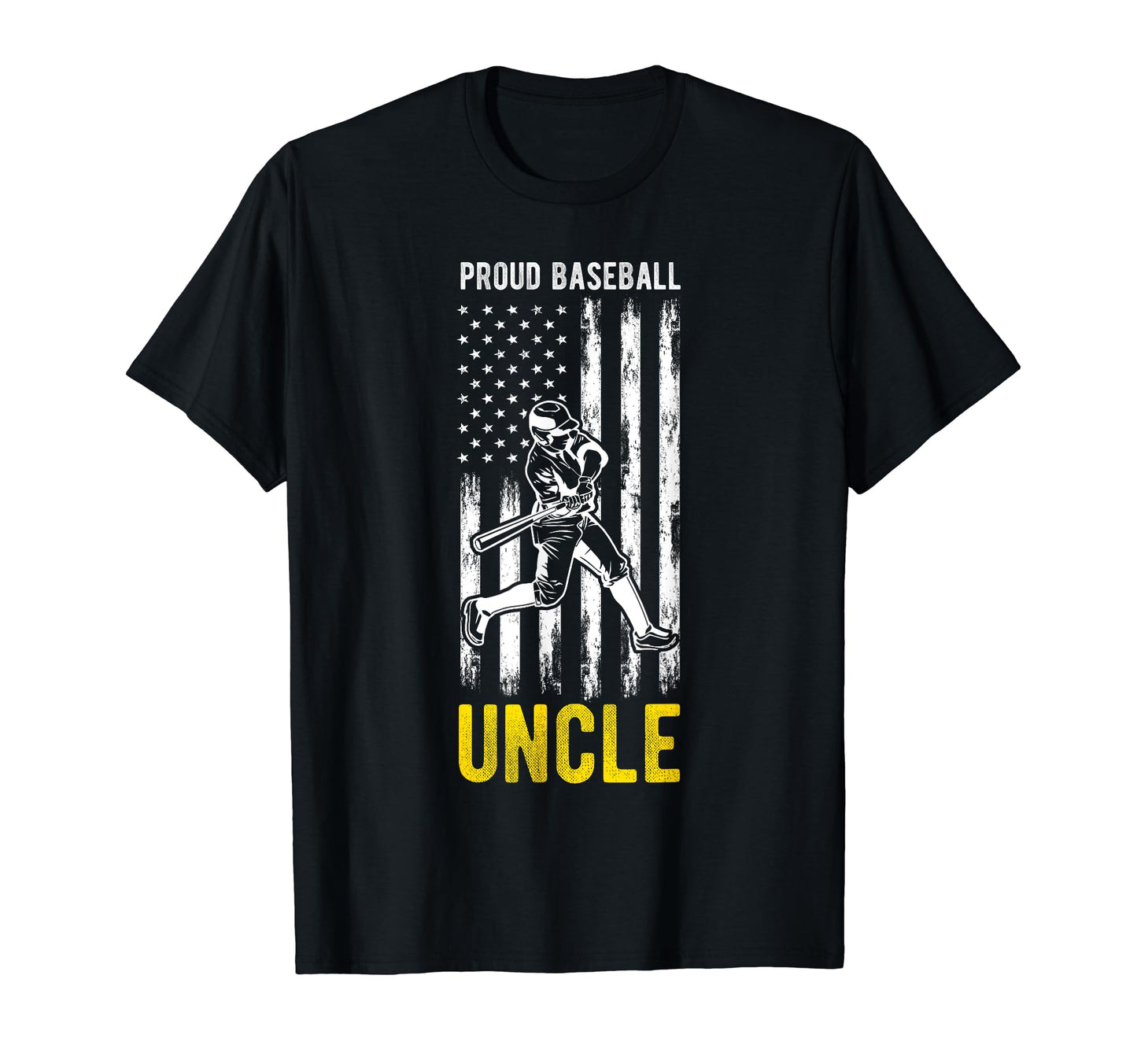 Proud Baseball Uncle Patriot Team T-Shirt - Fun Novelty Design for Adults - T-Shirt, Sweatshirt, Hoodie