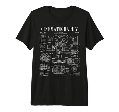 Cinematography Movie Film Camera T-Shirt - Streetwear Style Men Women - T-Shirt, Sweatshirt, Hoodie