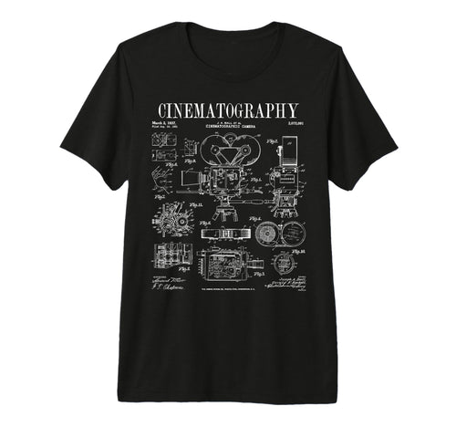 Cinematography Movie Film Camera T-Shirt - Streetwear Style Men Women - T-Shirt, Sweatshirt, Hoodie