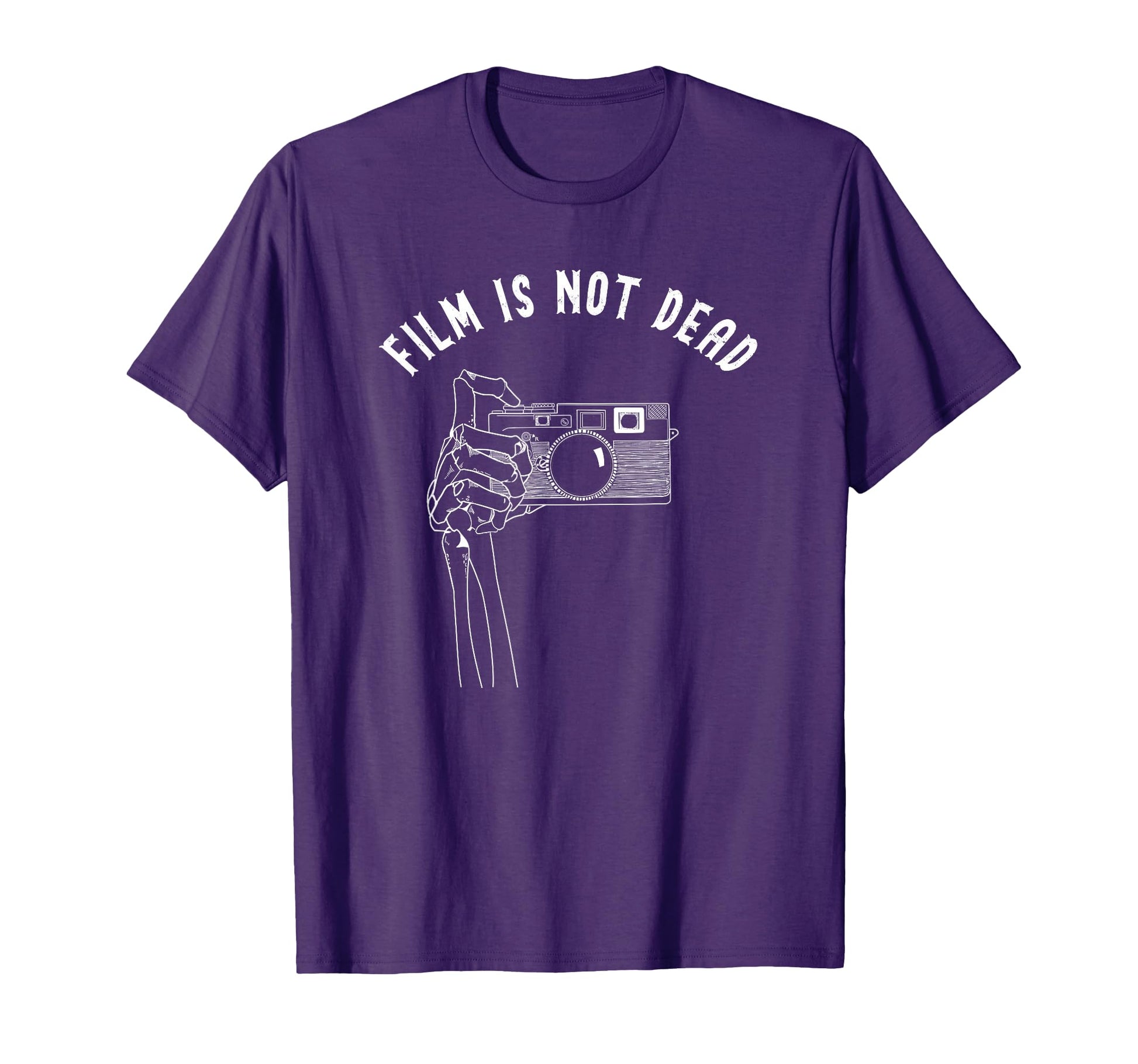 Film Is Not Dead Analog Camera T-Shirt - Aesthetic Graphic for Adults - T-Shirt, Sweatshirt, Hoodie