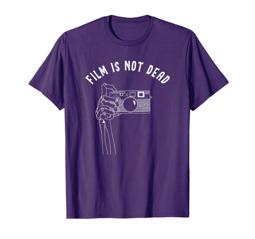 Film Is Not Dead Analog Camera T-Shirt - Aesthetic Graphic for Adults - T-Shirt, Sweatshirt, Hoodie