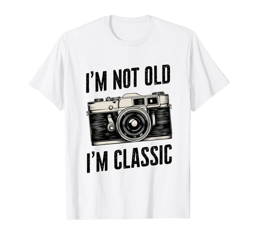 Camera Im Not Old Im Nostalgia T-Shirt - Novelty Apparel for Adults - T-Shirt, Sweatshirt, Hoodie