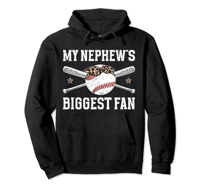 Biggest Fan Baseball Aunt Baseball Hoodie - Aesthetic Graphic for Adults - T-Shirt, Sweatshirt, Hoodie