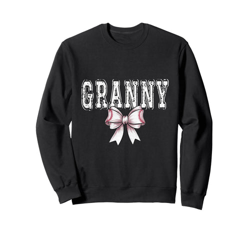 Coquette Baseball Granny Spirit Sweatshirt - Minimalist Print Men Women - T-Shirt, Sweatshirt, Hoodie