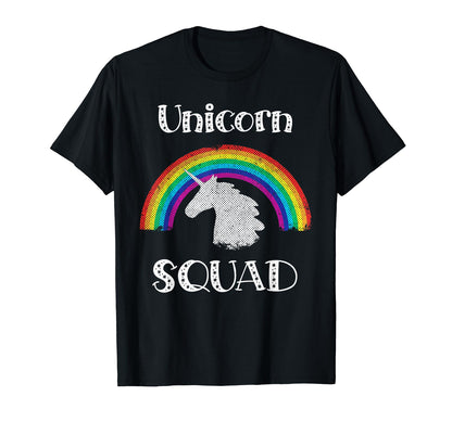 Unicorn Squad Rainbow T-Shirt - Streetwear Style Men Women - T-Shirt, Sweatshirt, Hoodie