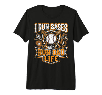 Baseball Dad Baseballer Daddy T-Shirt - Casual Everyday Wear Men Women - T-Shirt, Sweatshirt, Hoodie