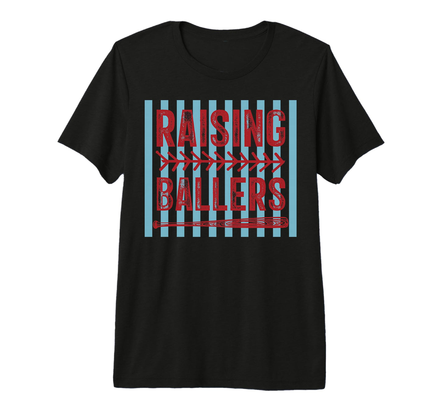Baseball Mom Raising Ballers Preppy T-Shirt - Streetwear Style for Adults - T-Shirt, Sweatshirt, Hoodie