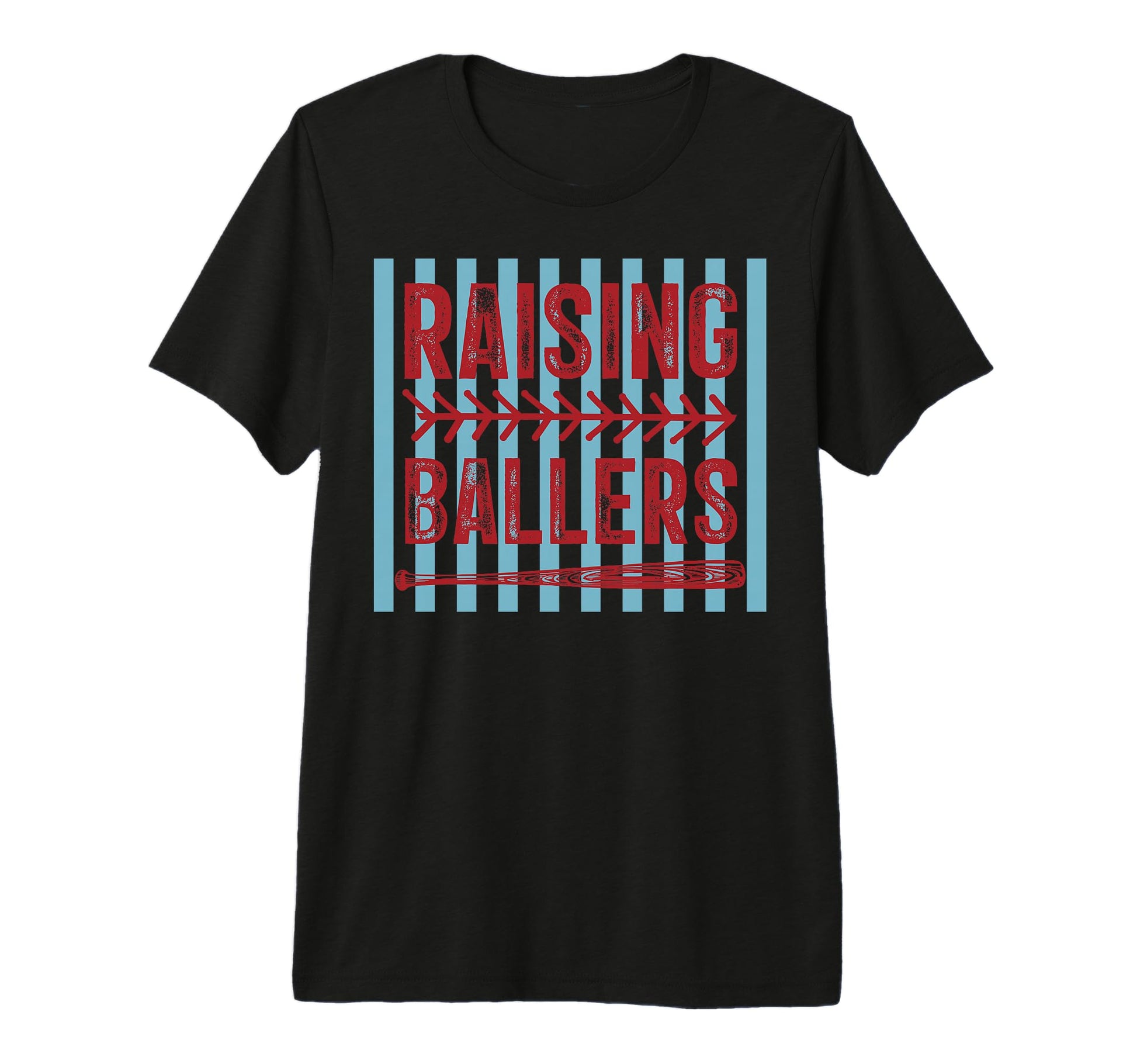Baseball Mom Raising Ballers Preppy T-Shirt - Streetwear Style for Adults - T-Shirt, Sweatshirt, Hoodie