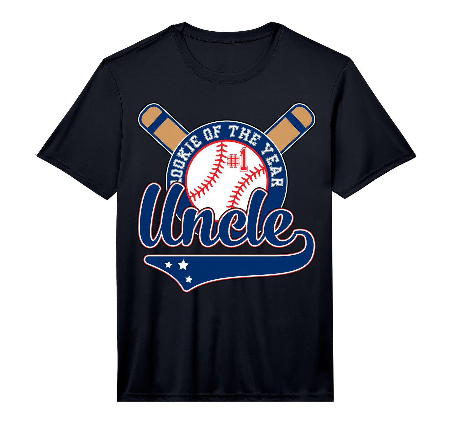 Mens Uncle Rookie Year 1St Birthday T-Shirt - Unique Graphic for Adults - T-Shirt, Sweatshirt, Hoodie