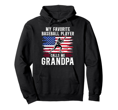 Proud Baseball Grandpa Baseball Player Hoodie - Aesthetic Graphic Unisex - T-Shirt, Sweatshirt, Hoodie