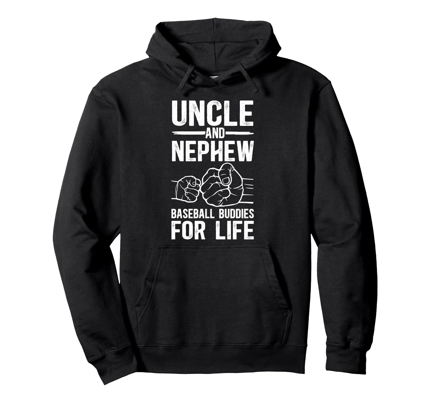 Baseball Uncle And Nephew Baseball Hoodie - Casual Everyday Wear Unisex - T-Shirt, Sweatshirt, Hoodie