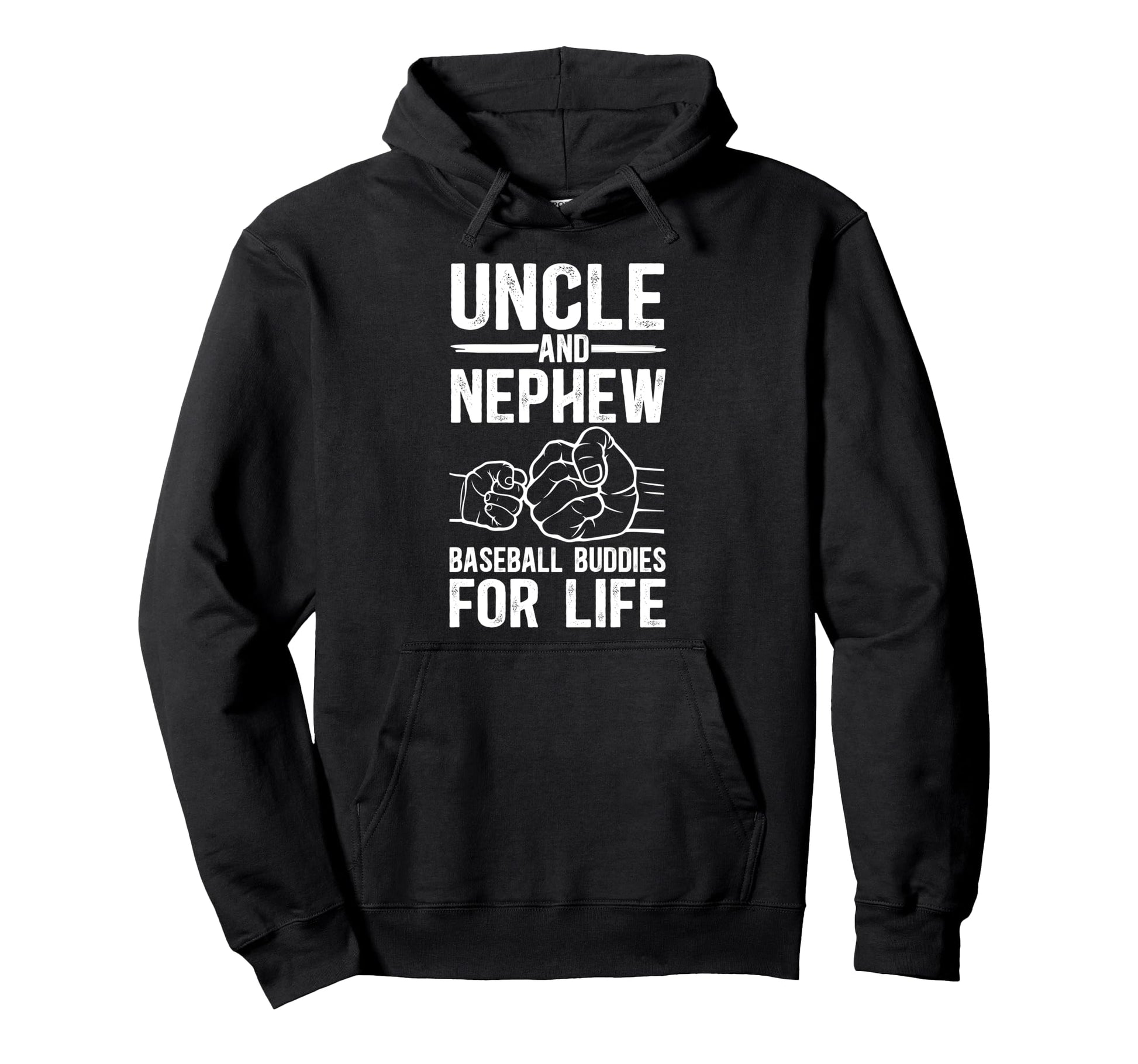 Baseball Uncle And Nephew Baseball Hoodie - Casual Everyday Wear Unisex - T-Shirt, Sweatshirt, Hoodie