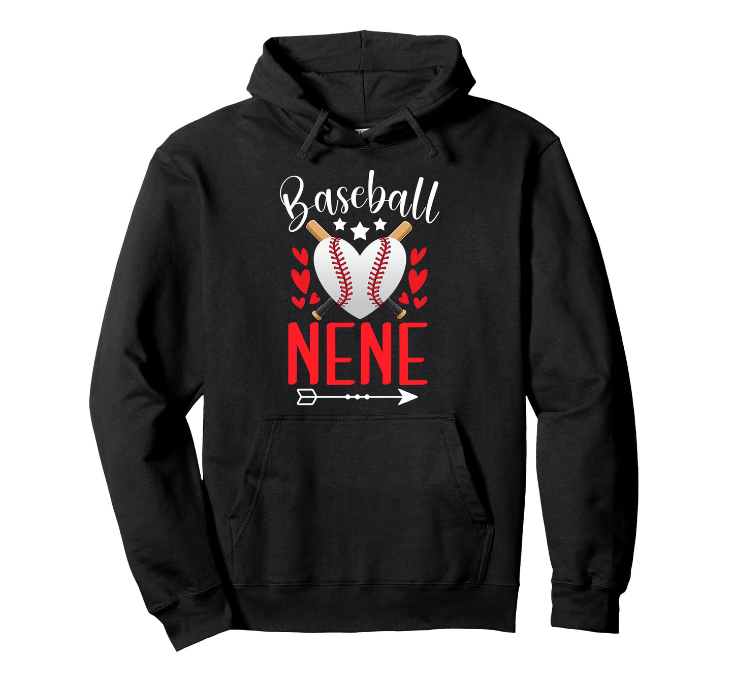 Baseball Nene Heart Grandma Nene Hoodie - Streetwear Style for Adults - T-Shirt, Sweatshirt, Hoodie