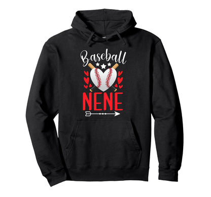 Baseball Nene Heart Grandma Nene Hoodie - Streetwear Style for Adults - T-Shirt, Sweatshirt, Hoodie