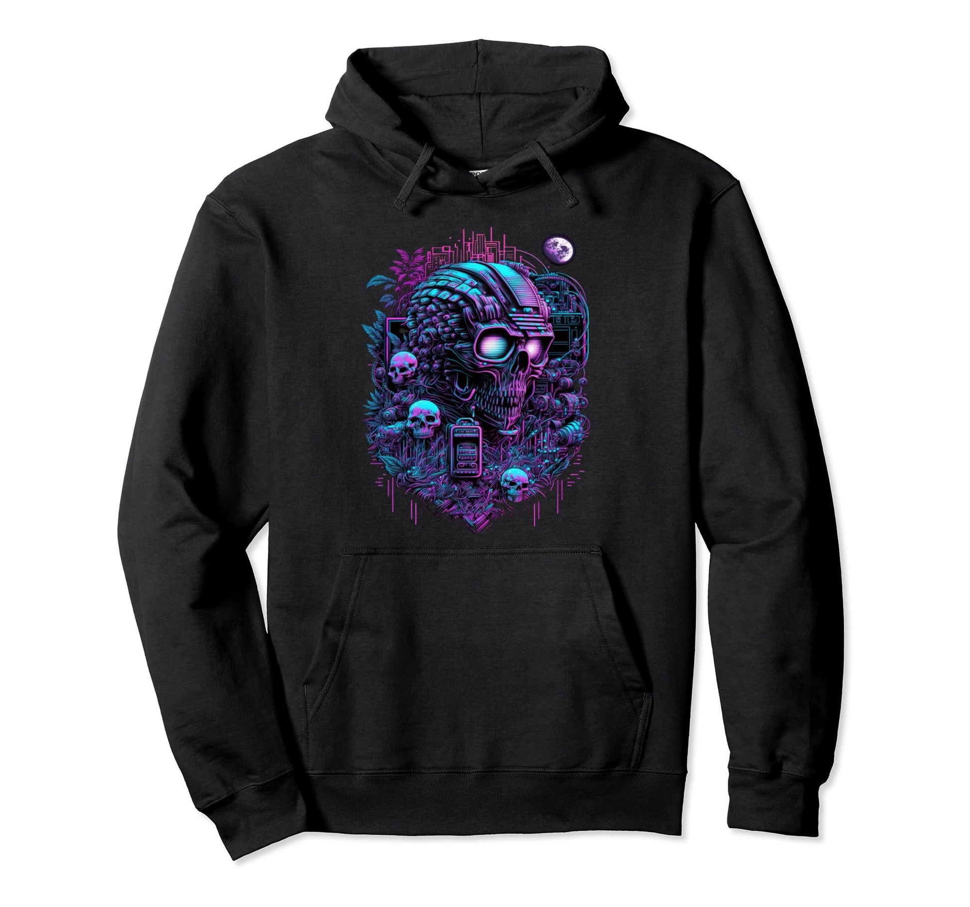 Vaporwave Aesthetic Futuristic Hoodie - Aesthetic Graphic Men Women - T-Shirt, Sweatshirt, Hoodie