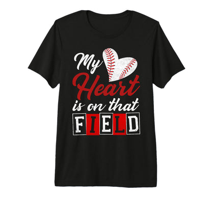 My Heart Is That Field Mothers Day T-Shirt - Aesthetic Graphic Men Women - T-Shirt, Sweatshirt, Hoodie