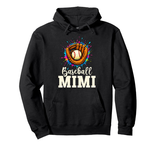 Baseball Mimi Baseball Player Colorful Hoodie - Trendy Graphic for Adults - T-Shirt, Sweatshirt, Hoodie