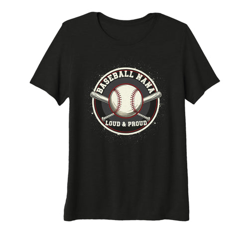 Womens Baseball Nana Loud Proud T-Shirt - Aesthetic Graphic Men Women - T-Shirt, Sweatshirt, Hoodie