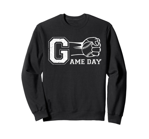 Game Day Baseball Funny Coach Sweatshirt - Fun Novelty Design for Adults - T-Shirt, Sweatshirt, Hoodie
