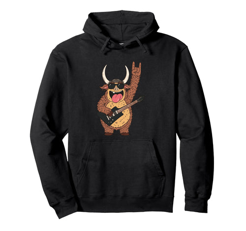 Funny Rock Monster Cartoon Character Hoodie - Graphic Print for Adults - T-Shirt, Sweatshirt, Hoodie